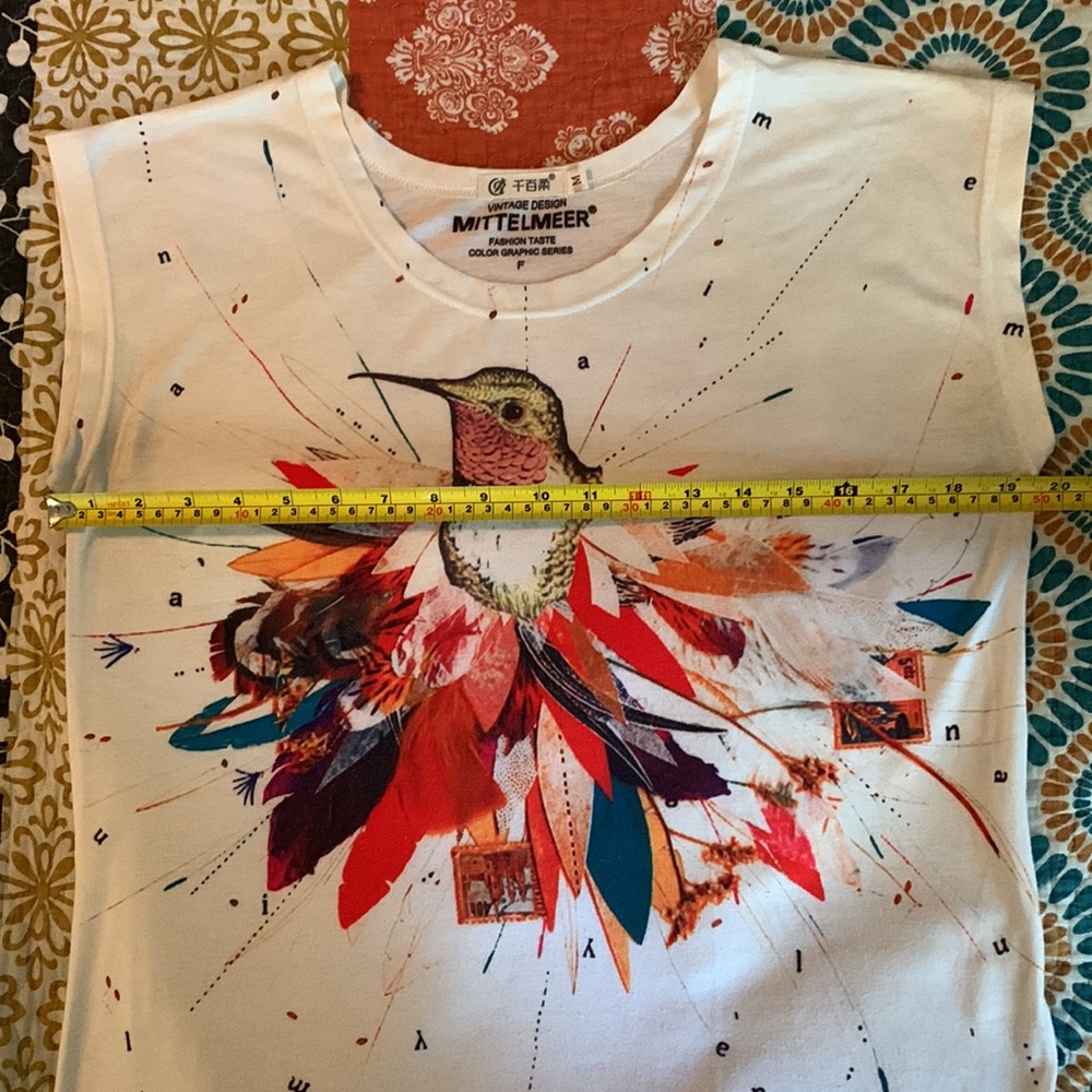Hummingbird graphic tee - Picture 4 of 5